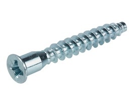 .7C50CPS0Z 7MM-1.0 X 50MM CONFIRMAT POZI DR SCREW  ZINC BLUNT POINT